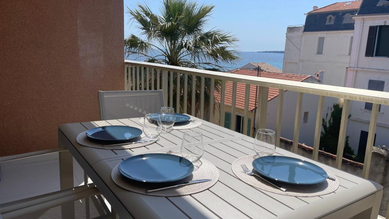 Cannes Pointe Croisette : Superbe Logement Vue Mer Bagian luar foto